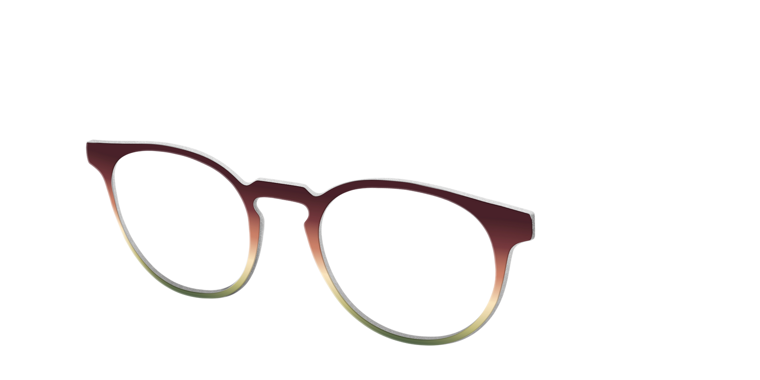 The Acorn to Moss Gradient - Angle Top Image - Pair Eyewear