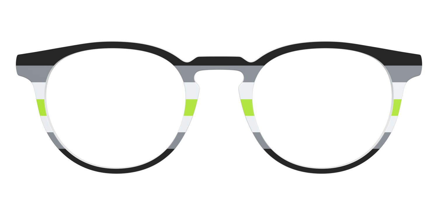 The Agender Flag - Front Top Image - Pair Eyewear