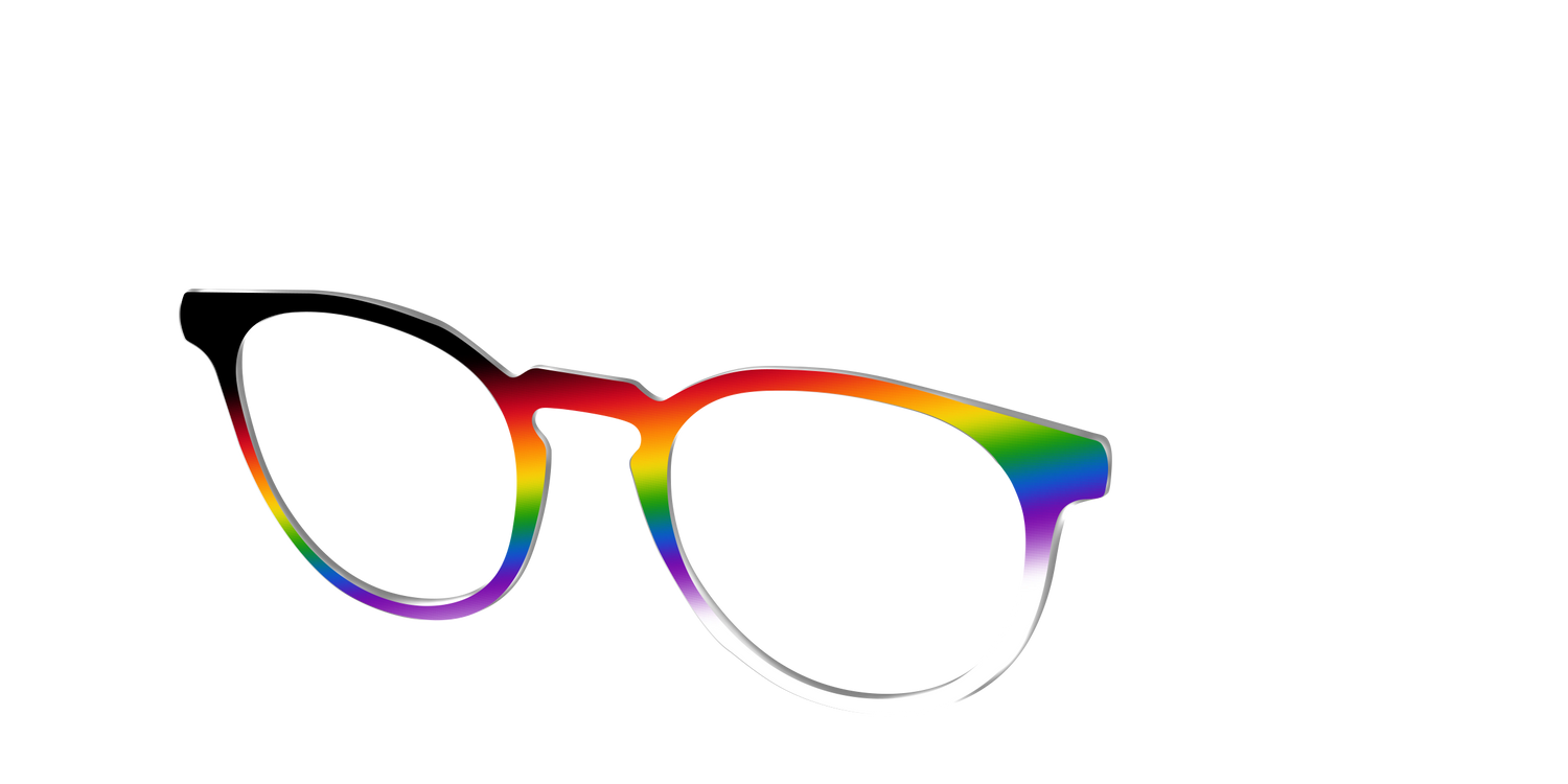 The Ally Gradient - Angle Top Image - Pair Eyewear