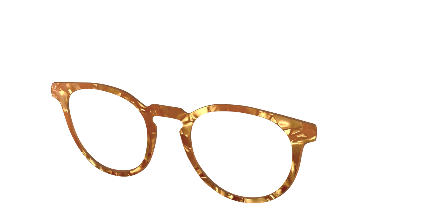 The Amber Pearl Marble - Angle Top Image - Pair Eyewear