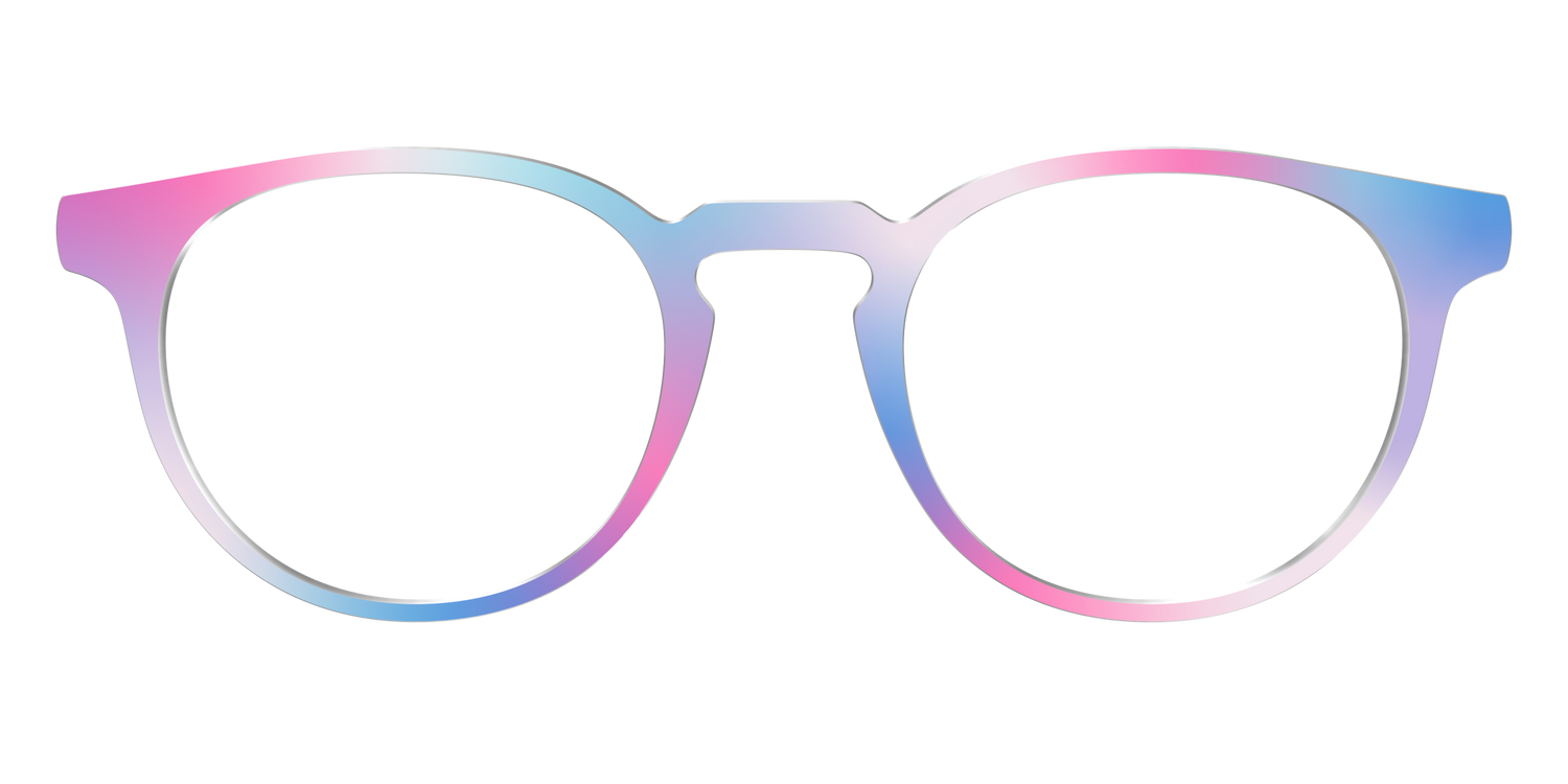 The Bigender Gradient - Front Top Image - Pair Eyewear