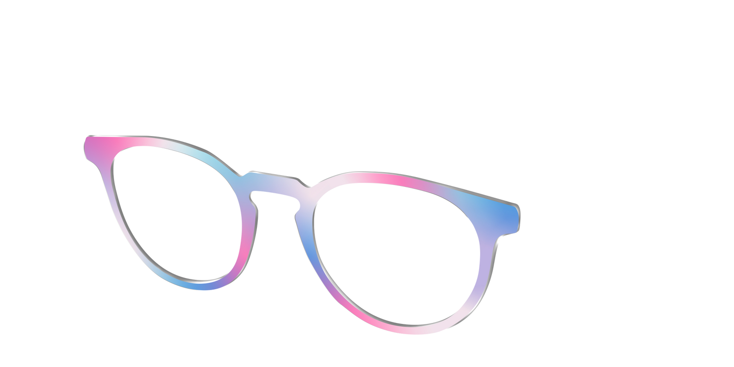 The Bigender Gradient - Angle Top Image - Pair Eyewear