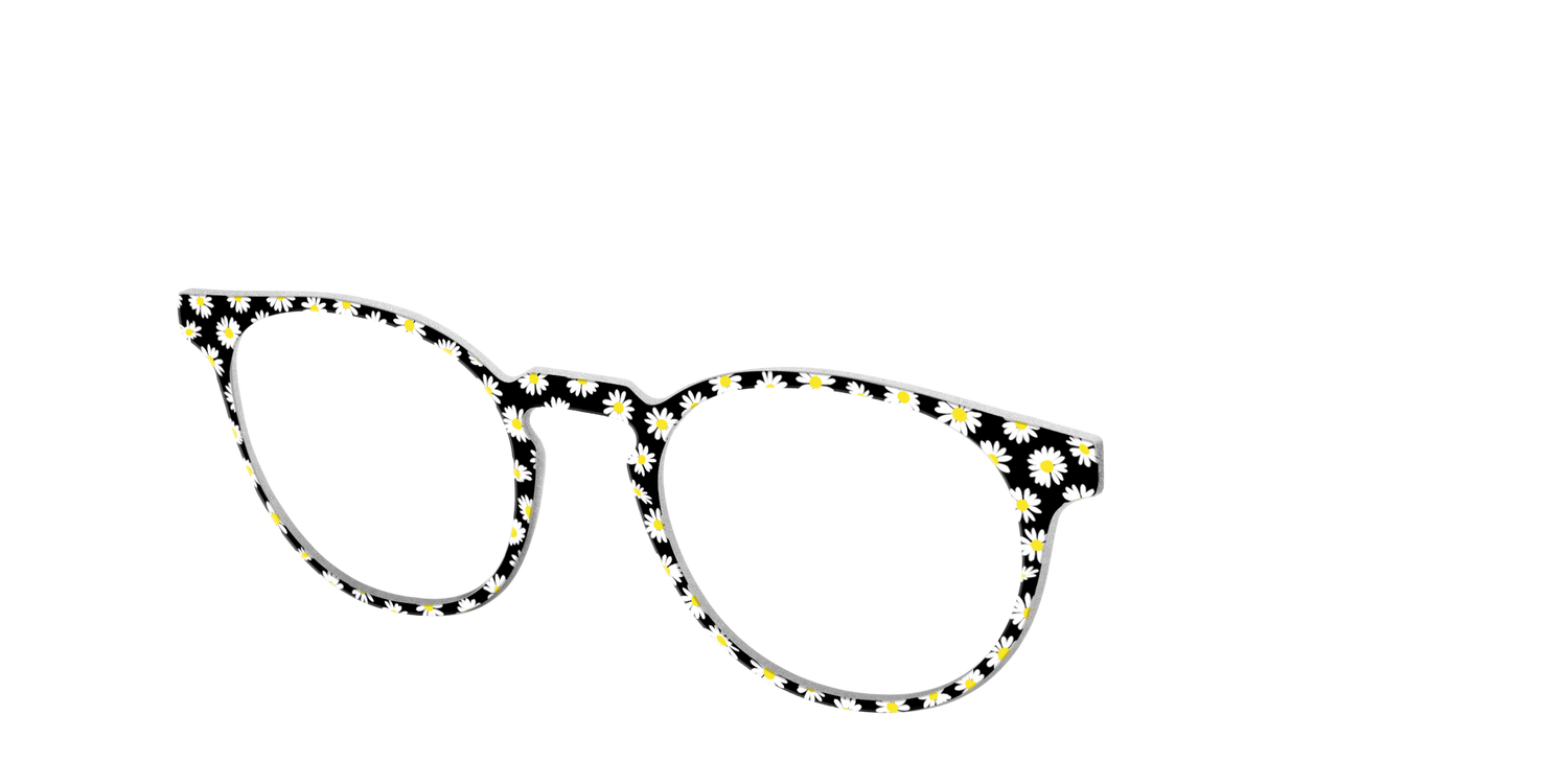 The Black Daisy - Angle Top Image - Pair Eyewear