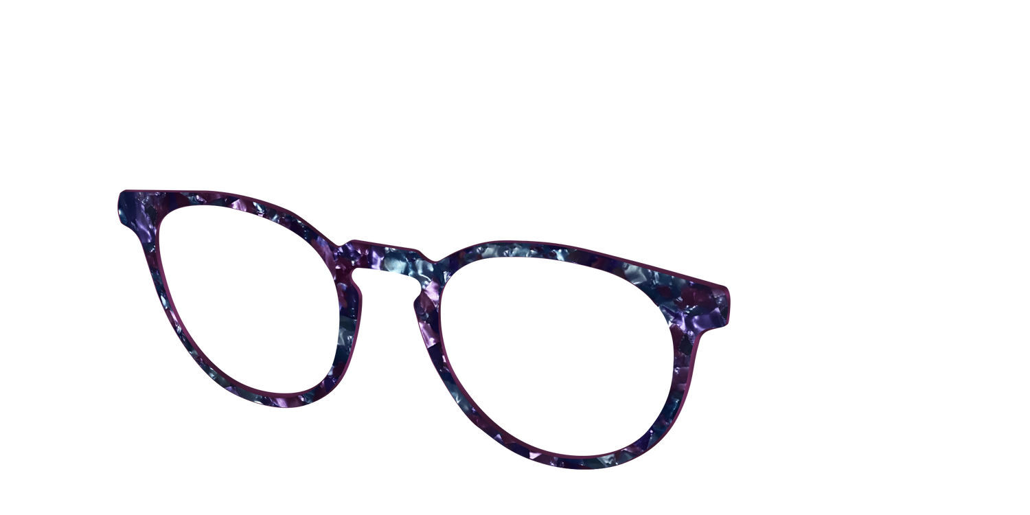 The Black Opal Pearl Tortoise - Angle Top Image - Pair Eyewear