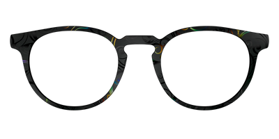 The Black Holographic Scrolls - Front Top Thumbnail - Pair Eyewear