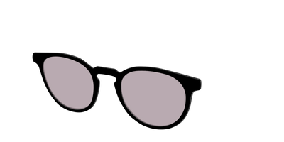 The Black with Gray Gaming lens - Angle Top Thumbnail - Pair Eyewear