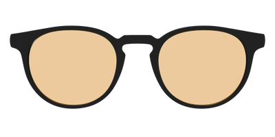 The Black With Umber Brown Lens - Front Top Thumbnail - Pair Eyewear