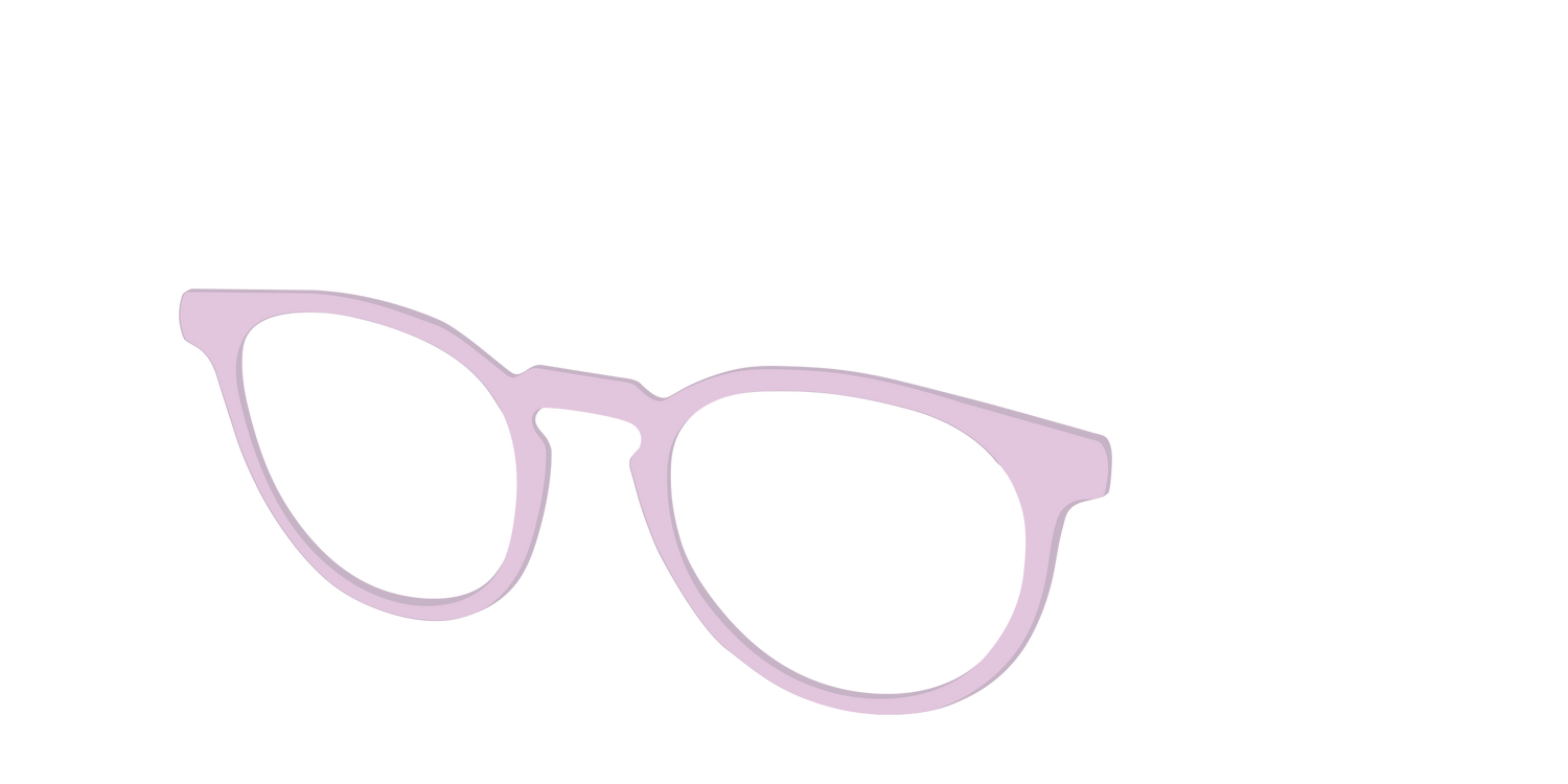 The Blush - Angle Top Image - Pair Eyewear