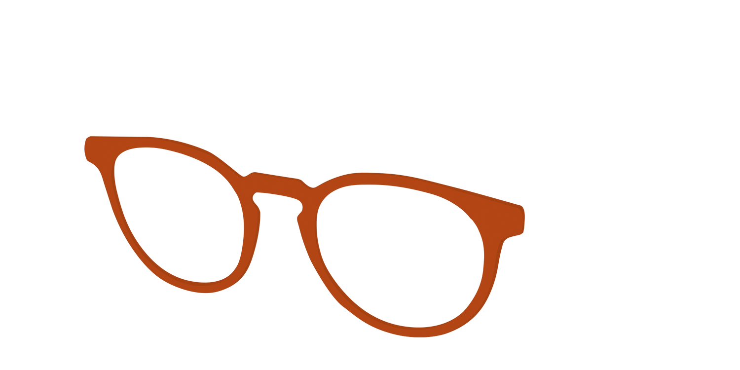 The Burnt Orange - Angle Top Image - Pair Eyewear