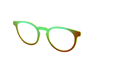 The Chartreuse Ombre - Angle Top Thumbnail - Pair Eyewear