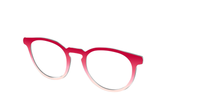 The Cherry to Peach Gradient - Angle Top Thumbnail - Pair Eyewear