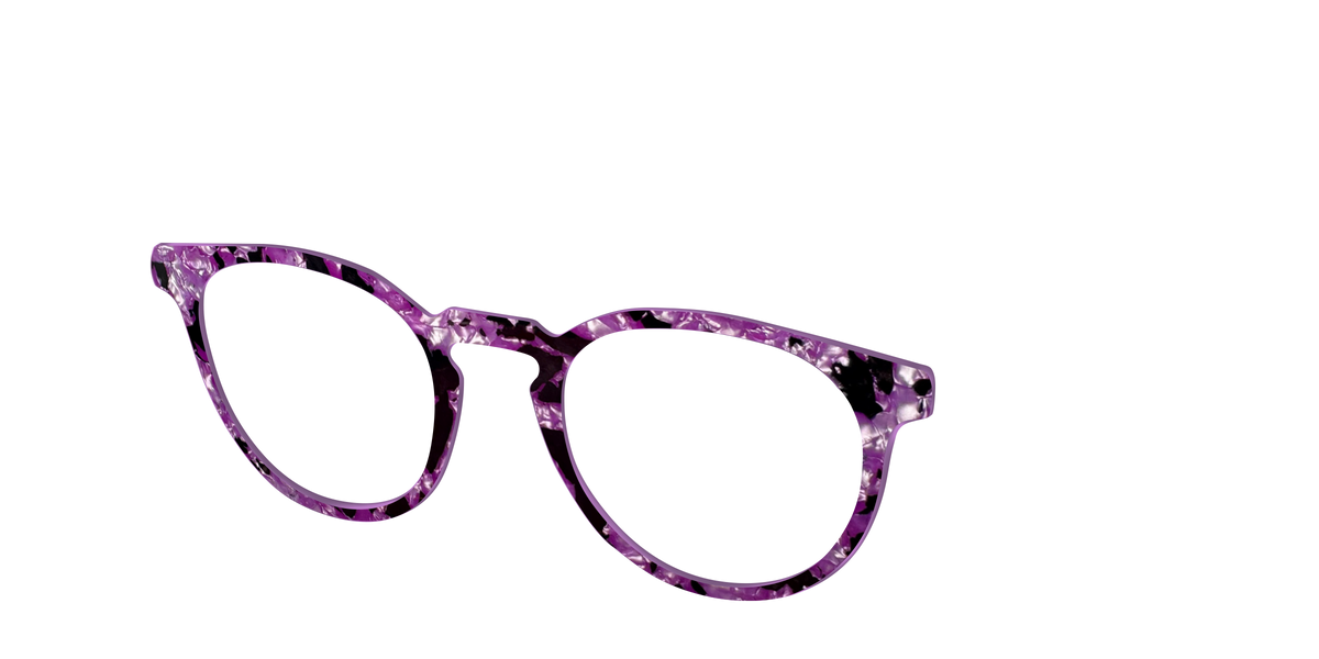 The Dark Orchid Pearl Tortoise - Angle Top Image - Pair Eyewear