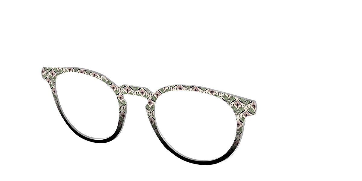 The Deco Floral - Angle Top Image - Pair Eyewear