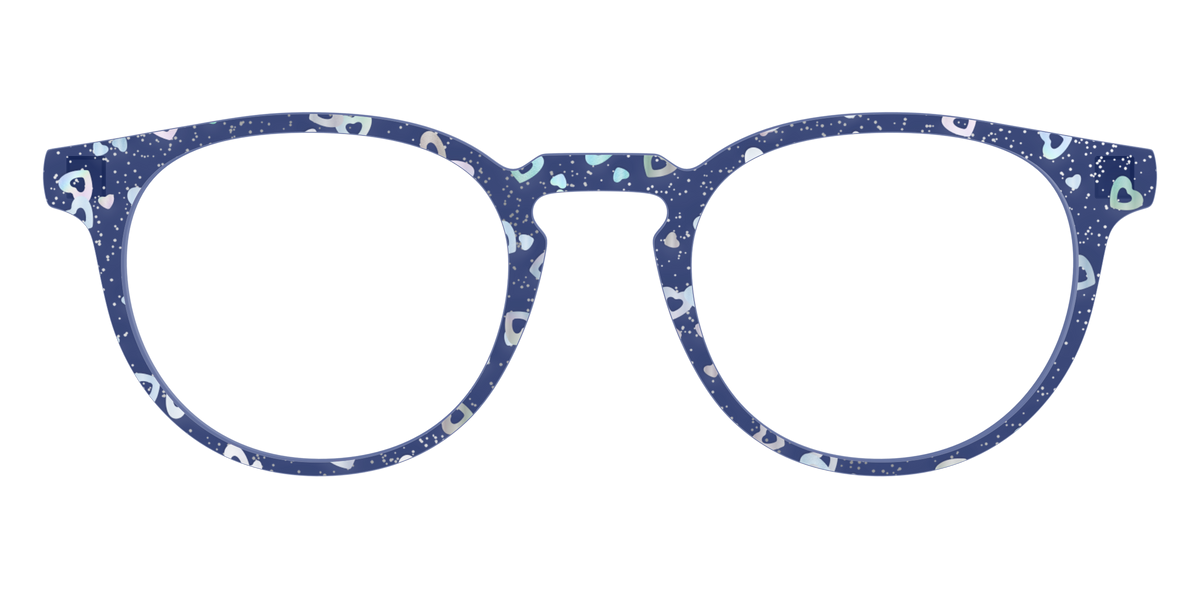 The Denim Heart Glitter Crystal - Front Top Image - Pair Eyewear