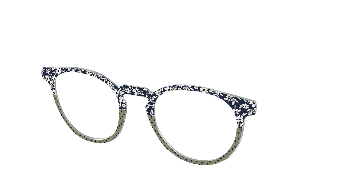 The Fern Dot Split - Angle Top Image - Pair Eyewear