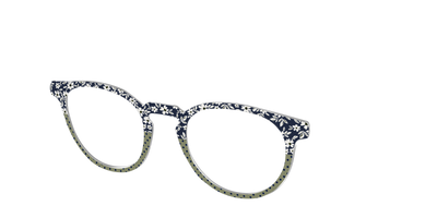 The Fern Dot Split - Angle Top Thumbnail - Pair Eyewear