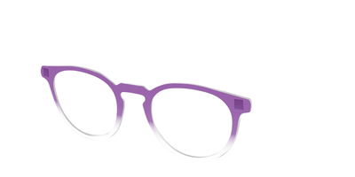 The Grape Gradient Crystal - Angle Top Thumbnail - Pair Eyewear