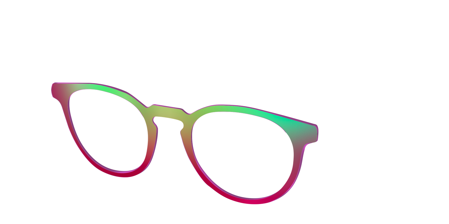 The Guava Ombre - Angle Top Image - Pair Eyewear
