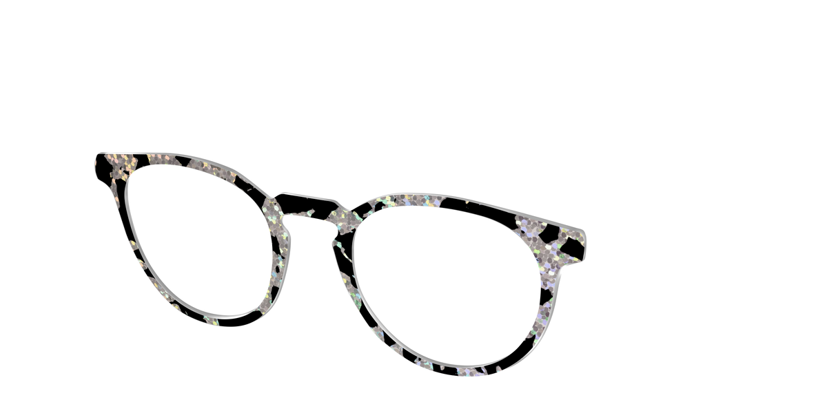 The Holographic Mottled Tortoise - Angle Top Image - Pair Eyewear