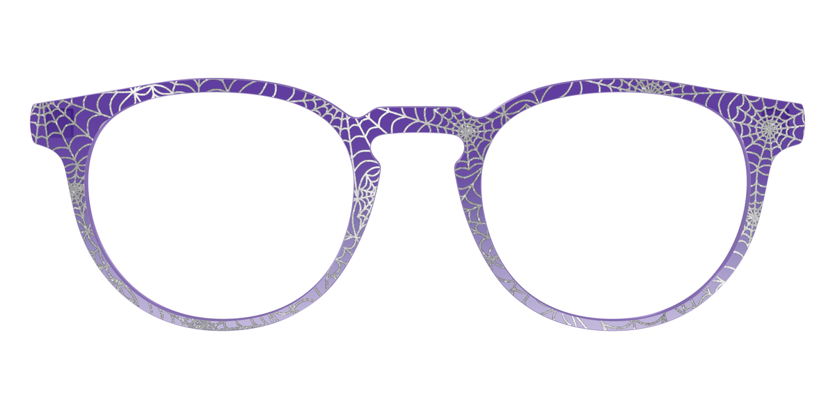 The Holographic Purple Webbed Crystal - Front Top Image - Pair Eyewear