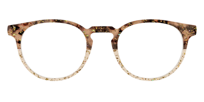 The Khaki Tortoise Crystal Split with Gold Flakes - Front Top Thumbnail - Pair Eyewear