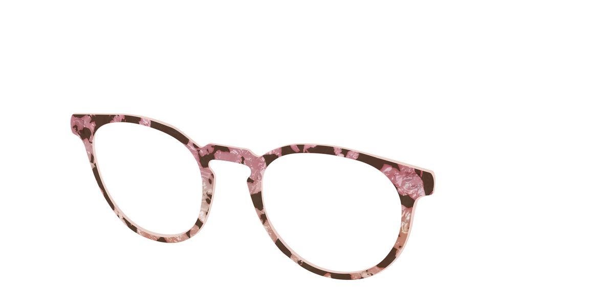 The Pale Peach Pearl Tortoise - Angle Top Image - Pair Eyewear