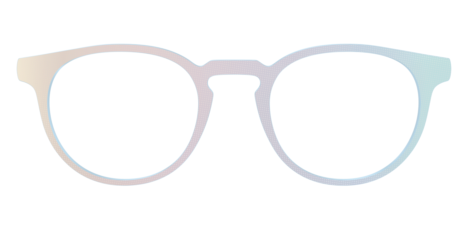 The Pastel Dot Iridescent - Front Top Image - Pair Eyewear