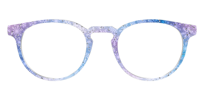 The Pastel Snowflake with Iridescent Glitter - Front Top Thumbnail - Pair Eyewear