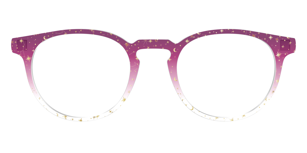The Pink Ombre Gold Foil Crystal - Front Top Image - Pair Eyewear