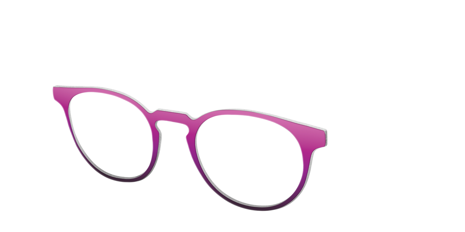 The Pink to Plum Gradient - Angle Top Image - Pair Eyewear