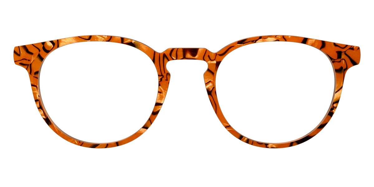 The Pumpkin Pearl Swirl - Front Top Image - Pair Eyewear