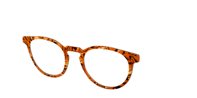 The Pumpkin Pearl Swirl - Angle Top Thumbnail - Pair Eyewear