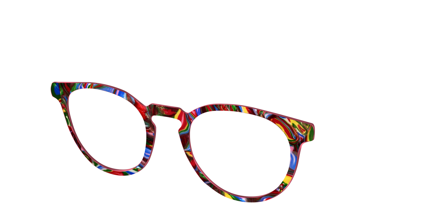 The Radiant Pearl Marble - Angle Top Image - Pair Eyewear