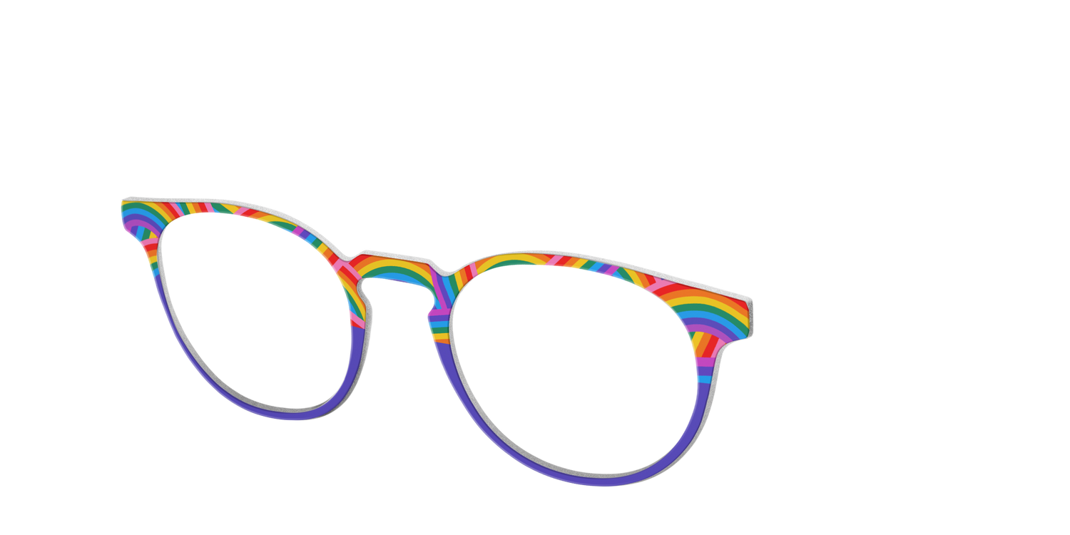 The Rainbow Arches - Angle Top Image - Pair Eyewear