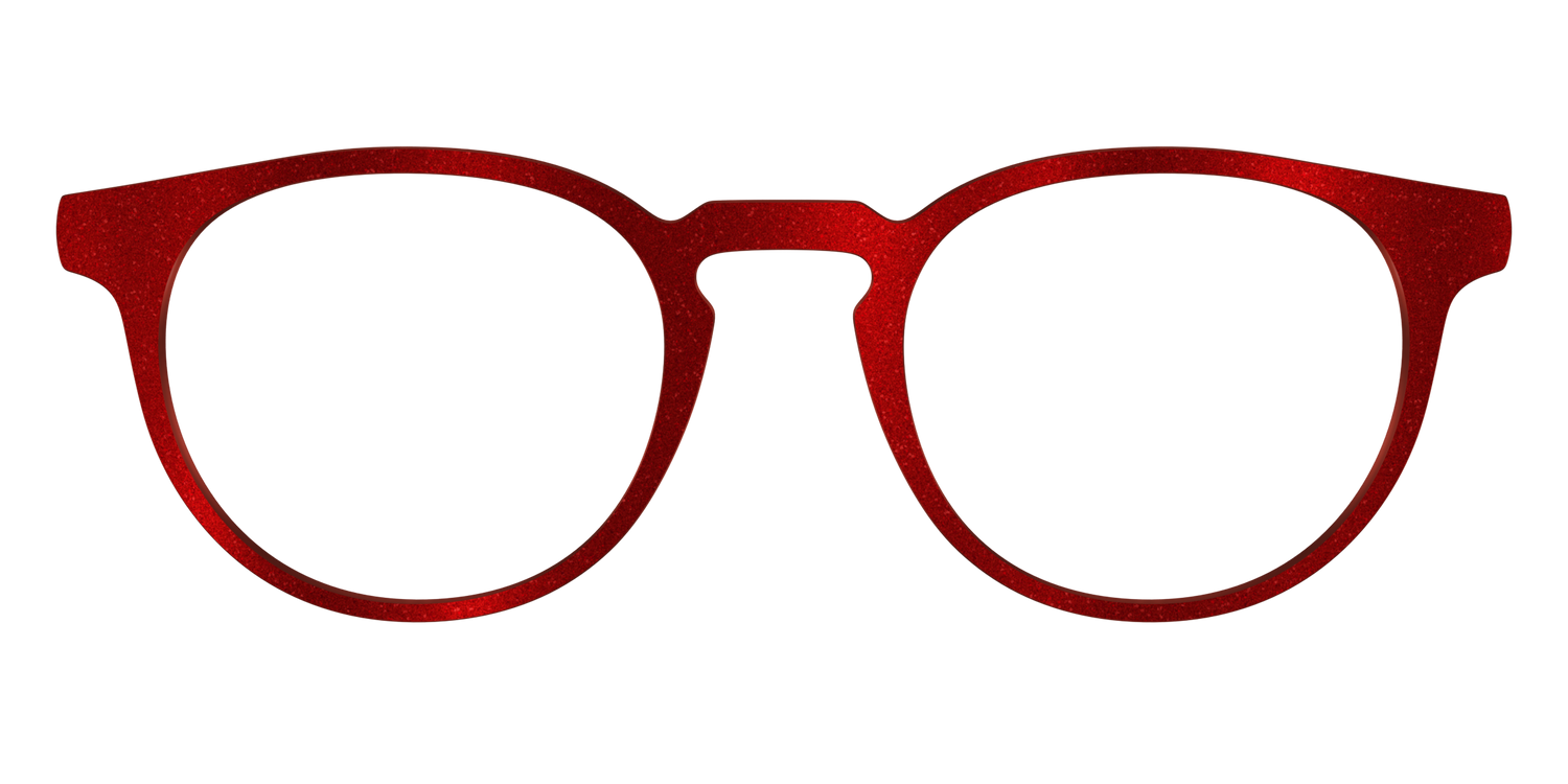 The Red Shimmer - Front Top Image - Pair Eyewear