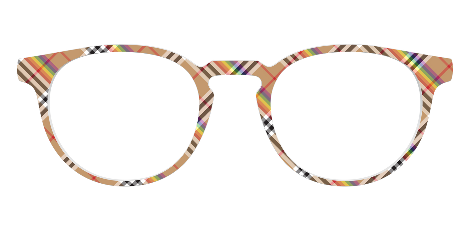 The Scholarly Plaid - Front Top Image - Pair Eyewear