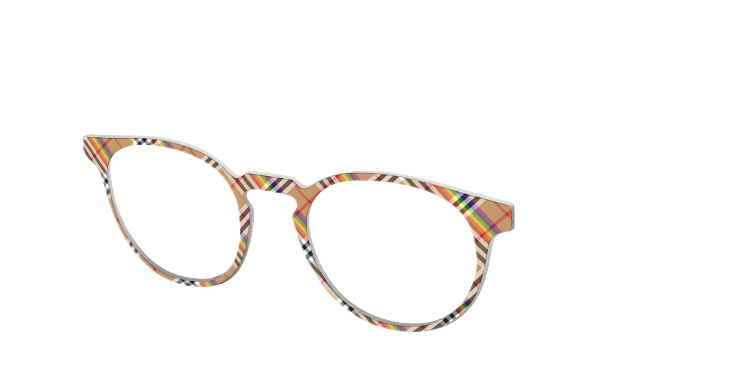 The Scholarly Plaid - Angle Top Image - Pair Eyewear
