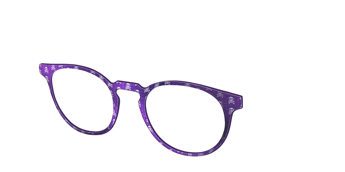 The Shimmering Skulls - Angle Top Image - Pair Eyewear