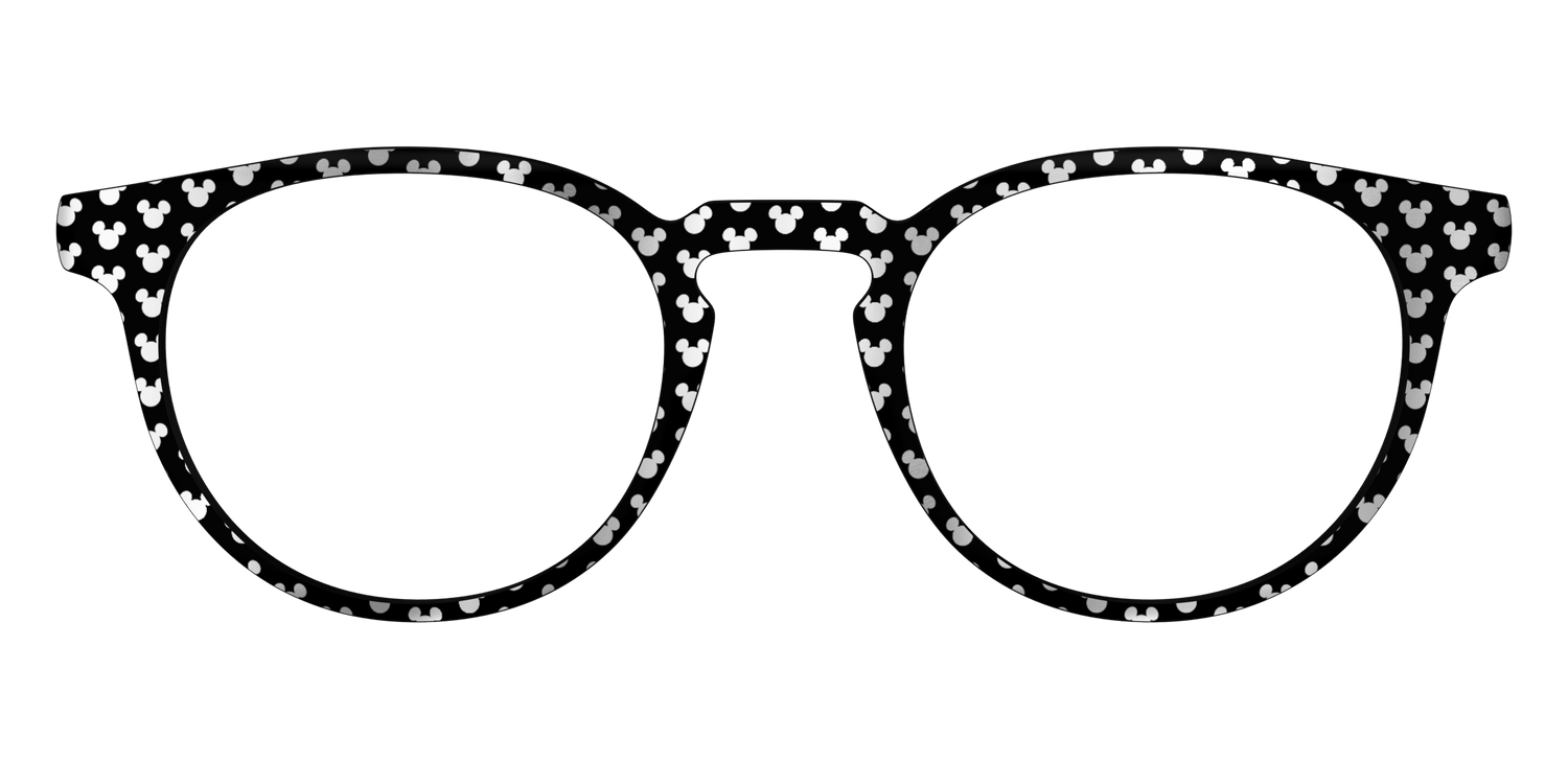 The Silver Foil Mickey - Front Top Image - Pair Eyewear