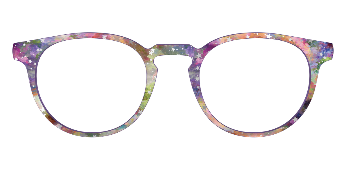 The Silver Foil Starry Sky - Front Top Image - Pair Eyewear