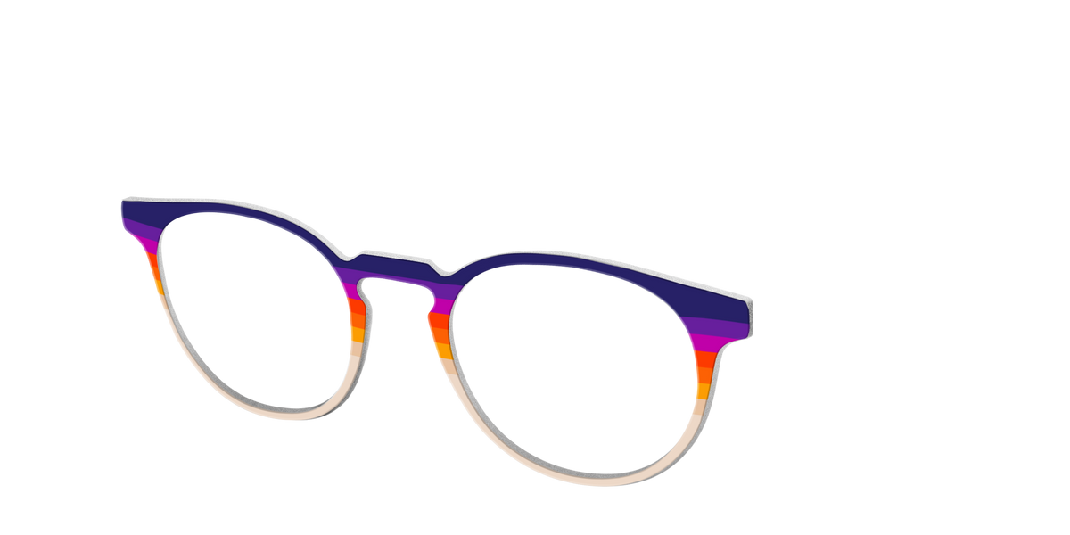 The Summit Stripes - Angle Top Image - Pair Eyewear