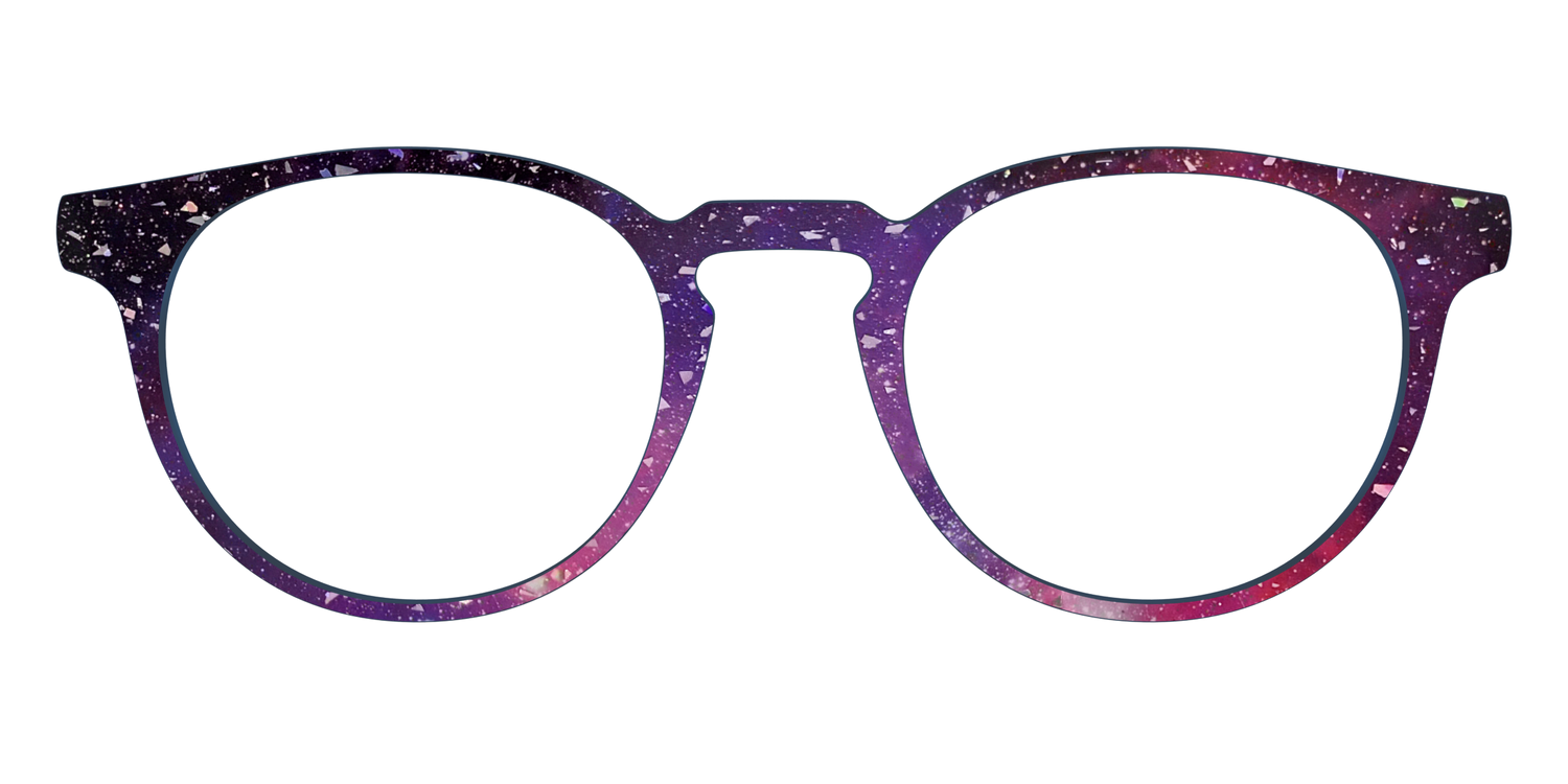 The Twilight Sky with Holographic Glitter - Front Top Image - Pair Eyewear