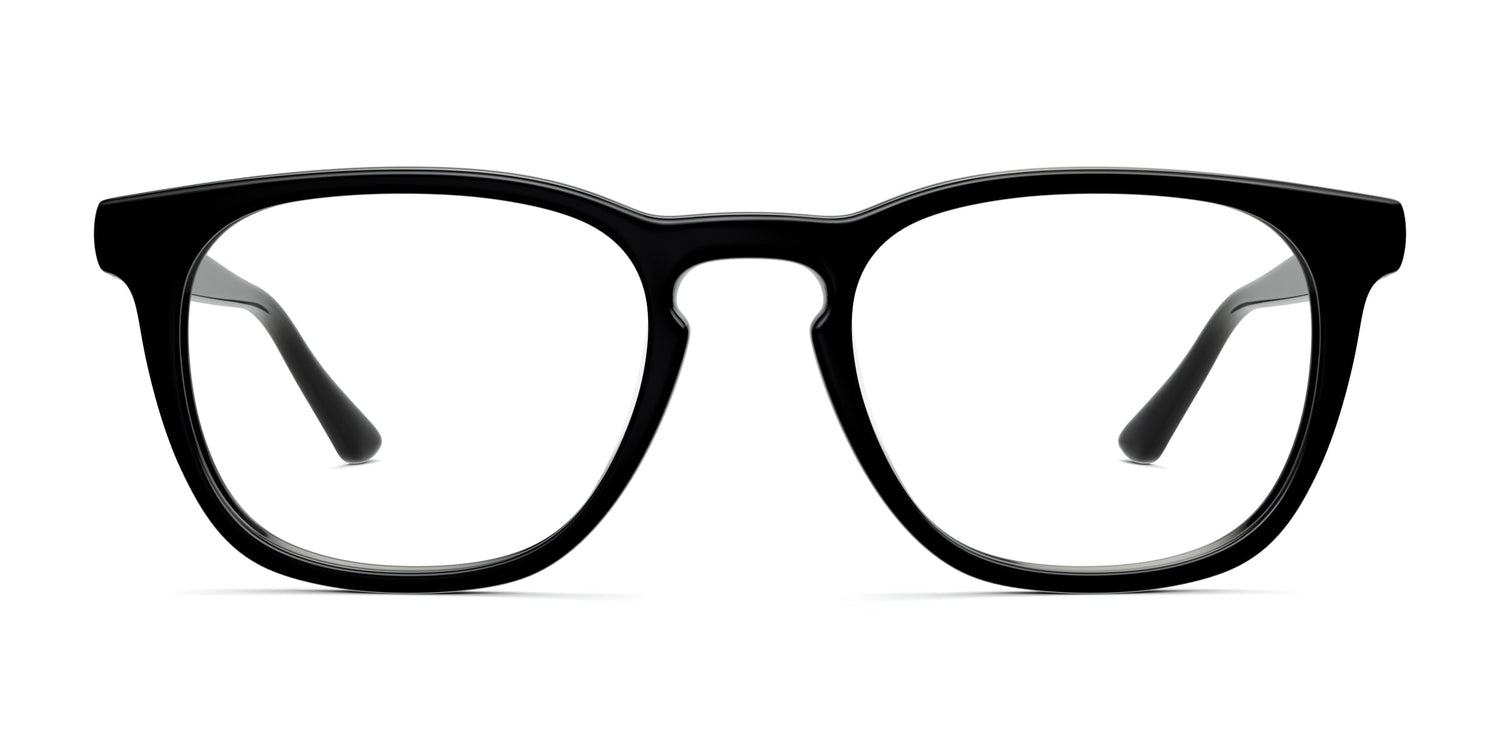 The Twain - Black - Front Base Image - Pair Eyewear
