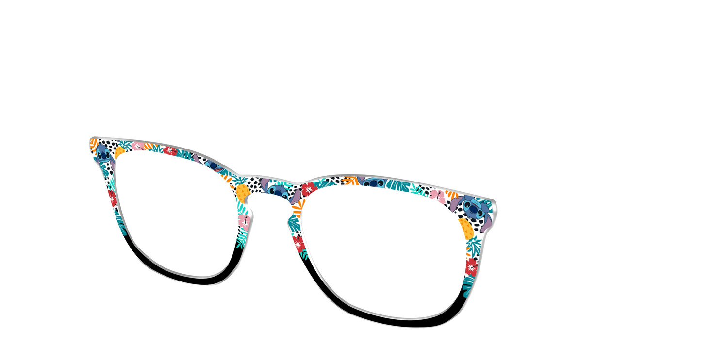Aloha Tropical Blooms - Angle Top Image - Pair Eyewear