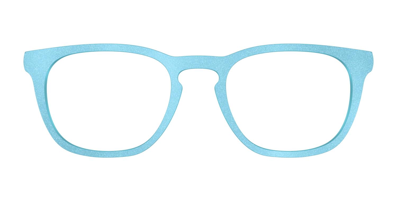 The Aqua Shimmer - Front Top Image - Pair Eyewear