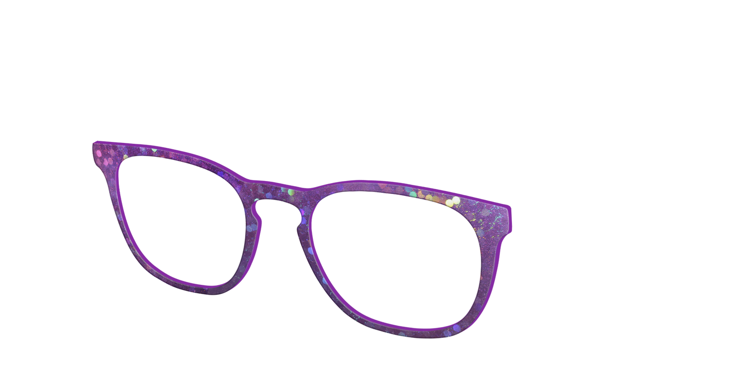 The Berry Jam Hexagons - Angle Top Image - Pair Eyewear