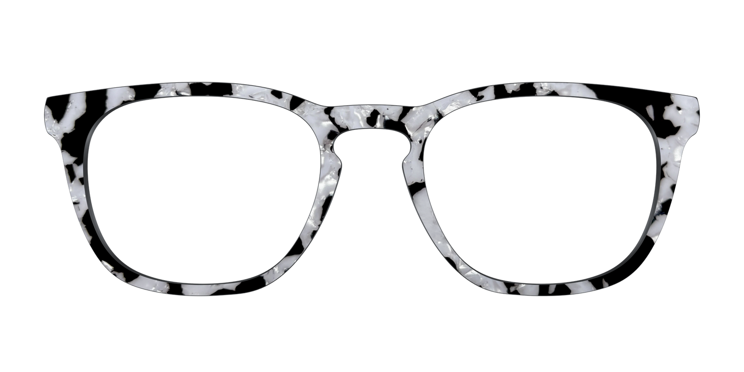 The Black & White Pearl Tortoise - Front Top Image - Pair Eyewear