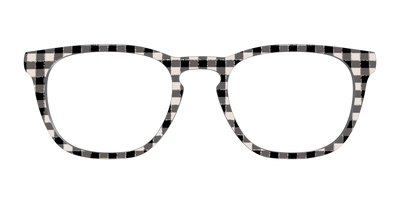 The Black Buffalo Check with Glitter - Front Top Thumbnail - Pair Eyewear