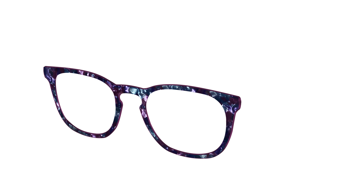 The Black Opal Pearl Tortoise - Angle Top Image - Pair Eyewear