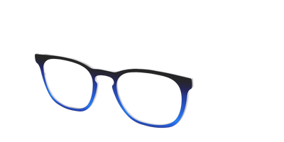 The Black to Blueberry Gradient - Angle Top Thumbnail - Pair Eyewear
